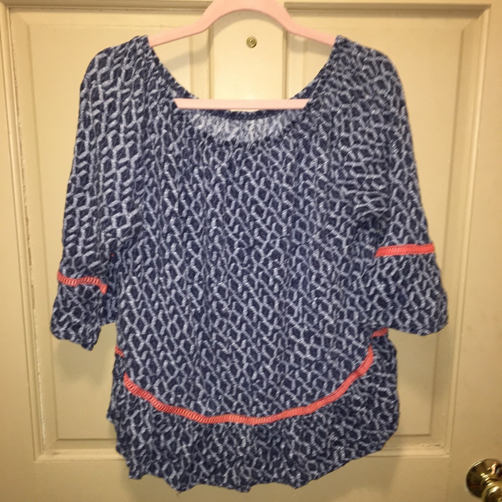 Cute Boho Bell Sleeve Shirt